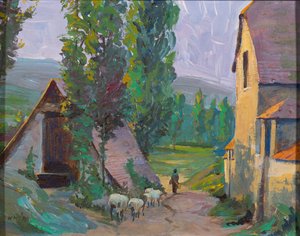Pasto vespertino de William Ireland