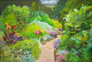 Lush (óleo sobre tabla) de William Ireland