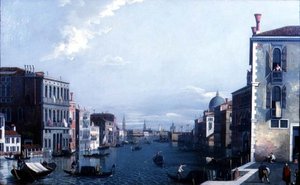 El Gran Canal mirando hacia la Dogana y el Palacio Ducal