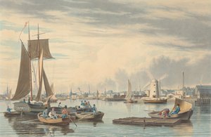 Boston: Desde City Point cerca de Sea Street de William James Bennett