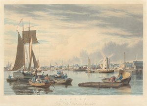 Boston: Desde City Point cerca de Sea Street de William James Bennett