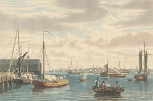Boston: Desde el Ship House en el extremo oeste del astillero de William James Bennett