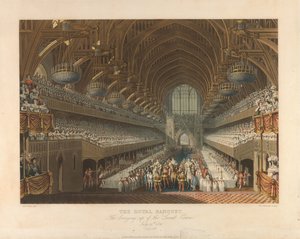 El banquete real - 19 de julio de 1821 de William James Bennett
