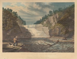 Vista de las Grandes Cataratas de Trenton: West Canada Creek, N.Y.
