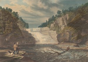 Vista de las Cataratas Altas de Trenton: West Canada Creek, N.Y. de William James Bennett