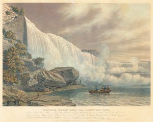 Cataratas del Niágara desde el lado americano de William James Bennett after John Robert Murray
