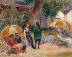 Playa con Figuras, Bellport de William James Glackens
