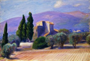 Casa de campo en Provenza de William James Glackens