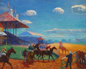 pista de carreras de William James Glackens
