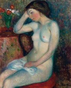 Chica durmiente de William James Glackens