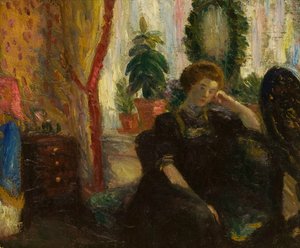 La esposa del artista, c. 1905 de William James Glackens