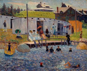 La hora del baño, Chester, Nueva Escocia de William James Glackens