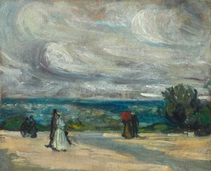 La terraza de William James Glackens