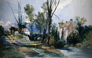 Un molino en Staffordshire de William James Muller