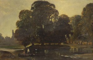 Vista de Eton y el Fellows Eyot