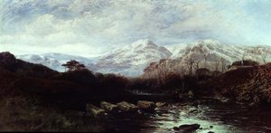 Paisaje fluvial extenso de William James Muller