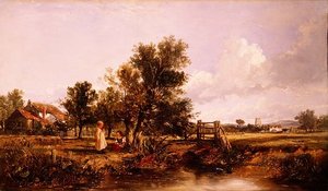Gillingham en el Medway de William James Muller