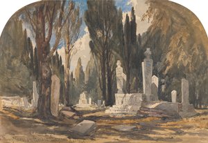 Cerca del puente de las caravanas, Esmirna de William James Muller