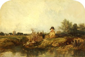 En el Medway, posiblemente 1841 de William James Muller
