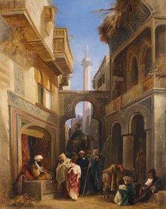 Escena callejera en El Cairo