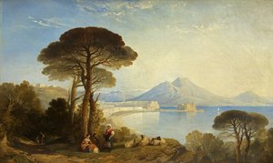 La bahía de Nápoles de William James Muller