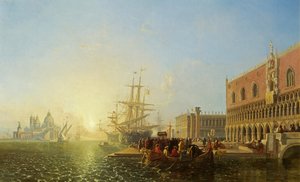 El Palacio Ducal, Venecia de William James Muller