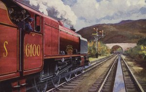 El LMS "Royal Scot" (litografía en color)