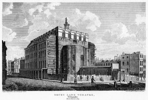 Teatro Drury Lane, Westminster, Londres, siglo XIX de William Johnstone White