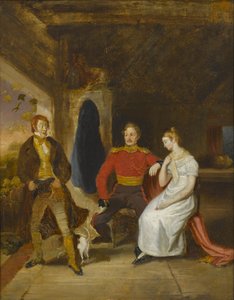 La sorpresa (óleo sobre tabla)