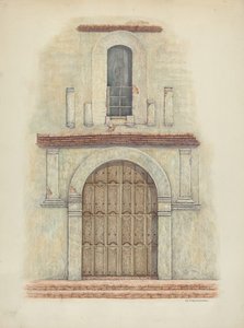 Puerta Arqueada Misión San Diego, c. 1942