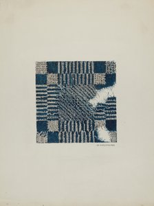 Sección de colcha, c. 1940 de William Kieckhofel
