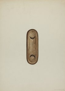 (detalle) Frente del Confesionario, 1937 de William Kieckhofel