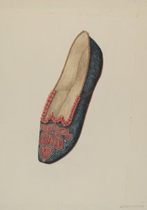 Zapatilla de noche, c. 1937