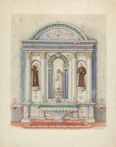 Altar lateral, Misión San Luis Rey