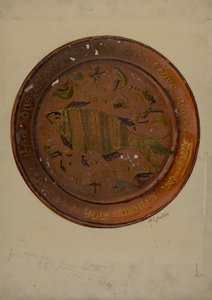 Plato alemán de Pensilvania, c. 1938
