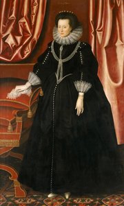 Elizabeth Drury, condesa de Exeter, c.1615 (óleo sobre lienzo)