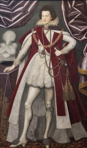 George Villiers, 1er Duque de Buckingham 1592-1628, ca. 1616 de William Larkin