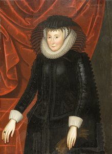 Retrato de Lady Katherine Smythe Scott (circa 1564-1616), circa 1625 de William Larkin