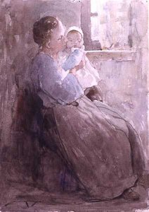Julie y Louise (acuarela sobre papel) de William Lee Hankey