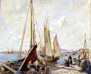Puerto de Le Touquet de William Lee Hankey
