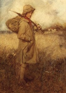 Hombre llevando sus posesiones de William Lee Hankey