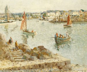 El transbordador, Concarneau de William Lee Hankey