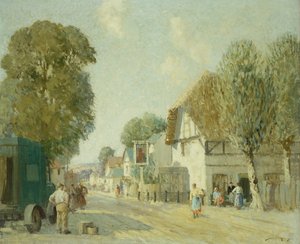 La posada de Avebury (óleo sobre lienzo)
