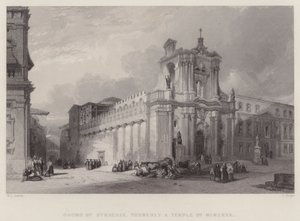 Duomo de Siracusa, anteriormente un Templo de Minerva