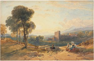 Paisaje, Italia, 1872
