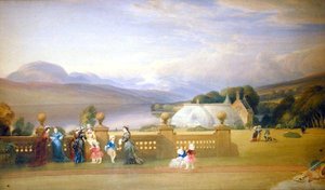 El jardín del Sr. Muir en el Gareloch de William Leighton Leitch