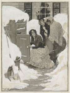 Boceto para una ilustración de libro de William Leroy Jacobs