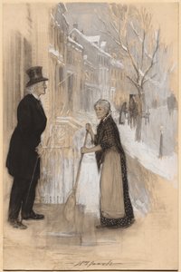 Boceto para ilustrar "No dado de baja honorablemente" de William Leroy Jacobs