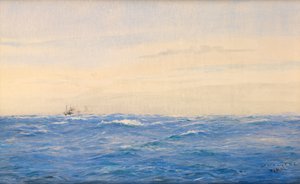 Convoy, el Mar del Norte de William Lionel Wyllie