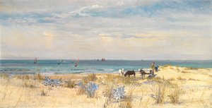 Cosechando la tierra y el mar, 1873 de William Lionel Wyllie